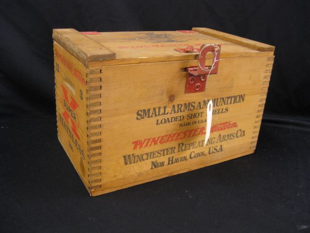 Winchester Wooden Ammunition box