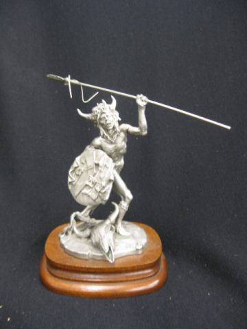 Chilmark Pewter Figurine Mandan 14d519