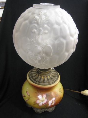 Victorian Banquet Lamp floral base 14d563