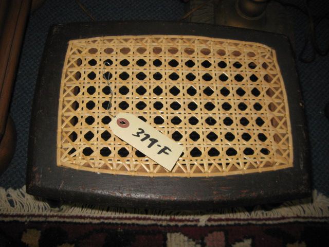 Antique Footstool cane top