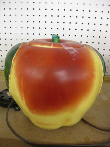 Art Pottery Cookie Jar apple shape 8.