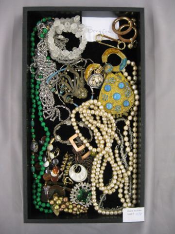 Tray Lot of Estate Costume Jewelry
