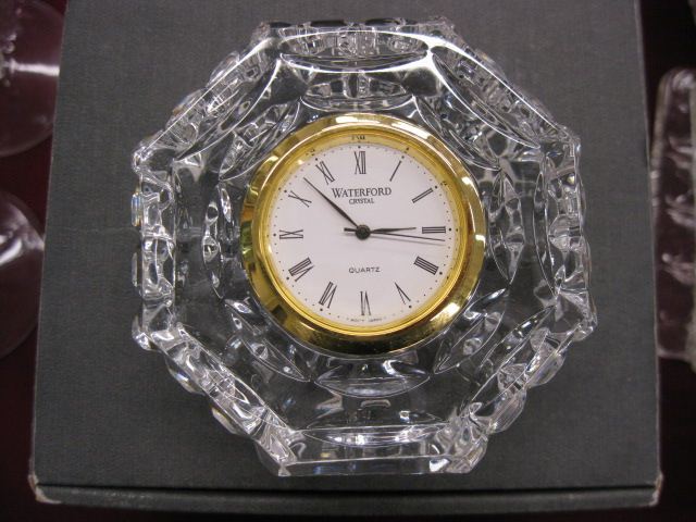 Waterford Crystal Desk Clock 2-1/2