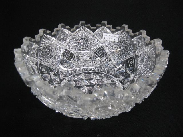 Clark Cut Glass Bowl outstanding