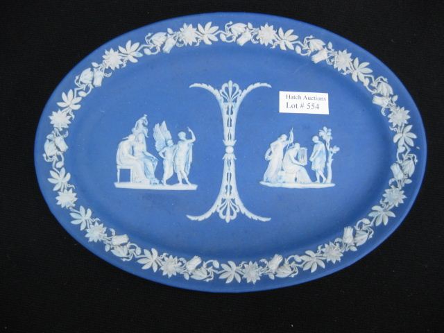 Wedgwood Jasperware Tray oval dark 14d610