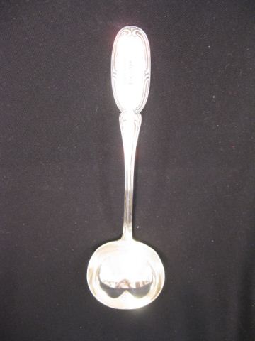 American Coin Silver Soup Ladle by Ball