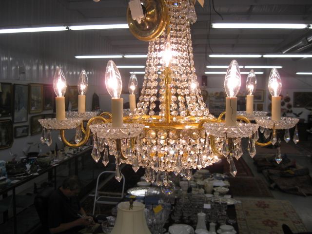 Fine Crystal Chandelier 8 light