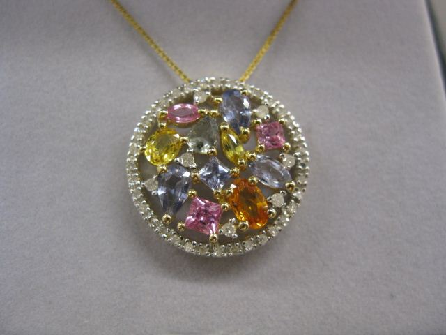 Multi Color Sapphire Diamond 14d65e