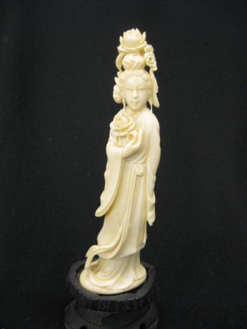 Chinese Carved Ivory Figurine of a goddess