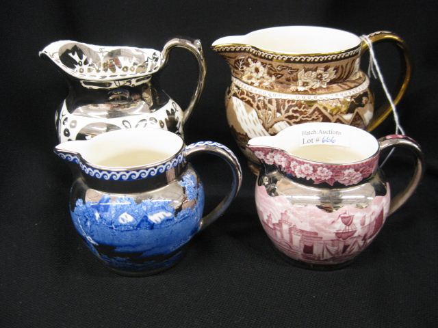 4 pcs. Wedgwood Lusterware Porcelain