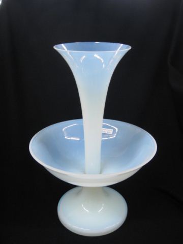 Opalene Art Glass Epergne single