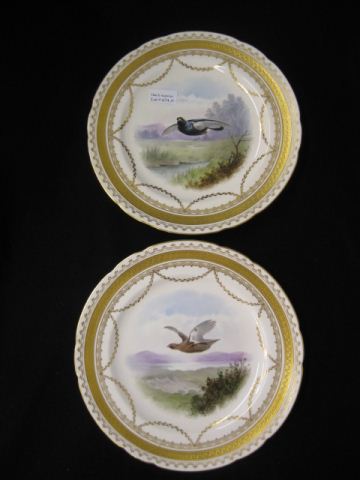 Pair of Minton Handpainted Porcelain
