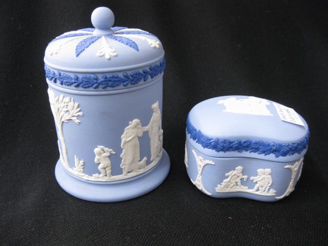 2 Wedgwood Tri Color Jasperware 14d696