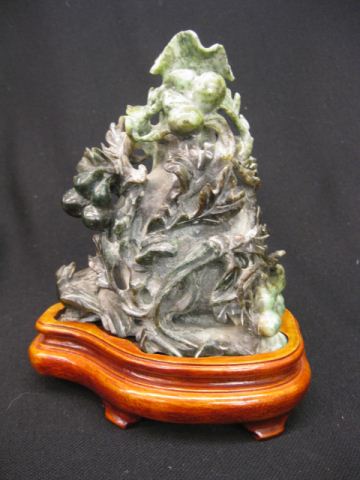 Carved Jade Figurine fruit & vine