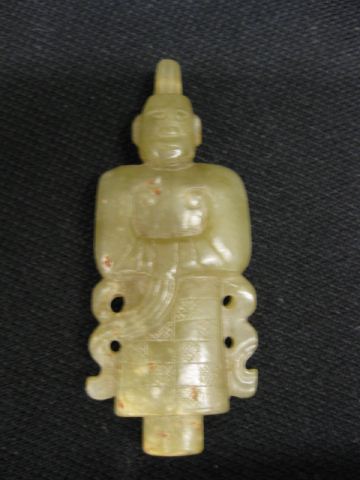 Chinese Carved Jade Figural Toggleor