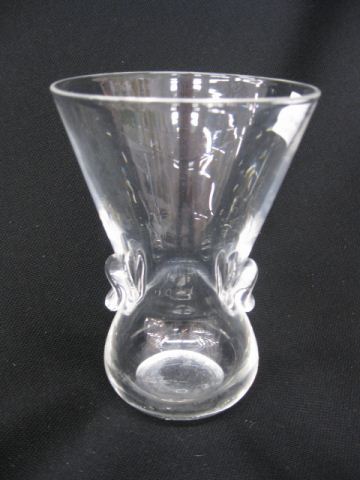 Steuben Art Glass Vase pinch style 14d6dd