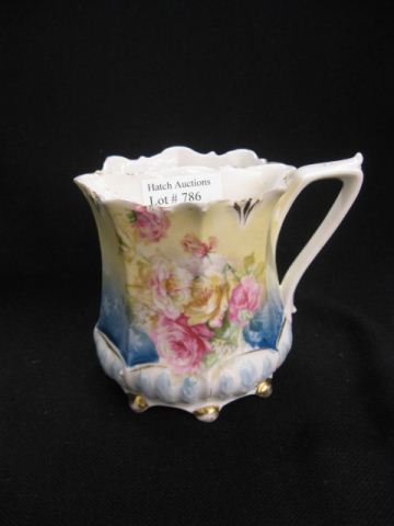 R.S. Prussia Porcelain Shaving Mug floral