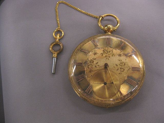 18k Gold Pocketwatch by James Druruvisier 14d6fa