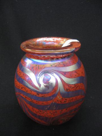 Robert Eickholt Art Glass Vase 14d738