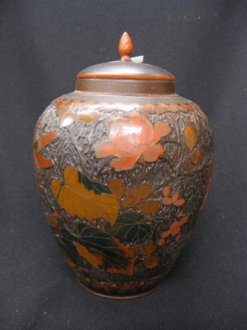 Japenese Cloisonne on Porcelain