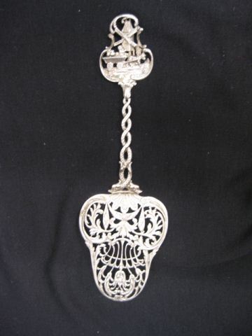 Dutch Sterling Silver Pie Server