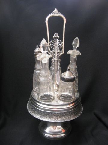 Victorian Silverplate Castor Set