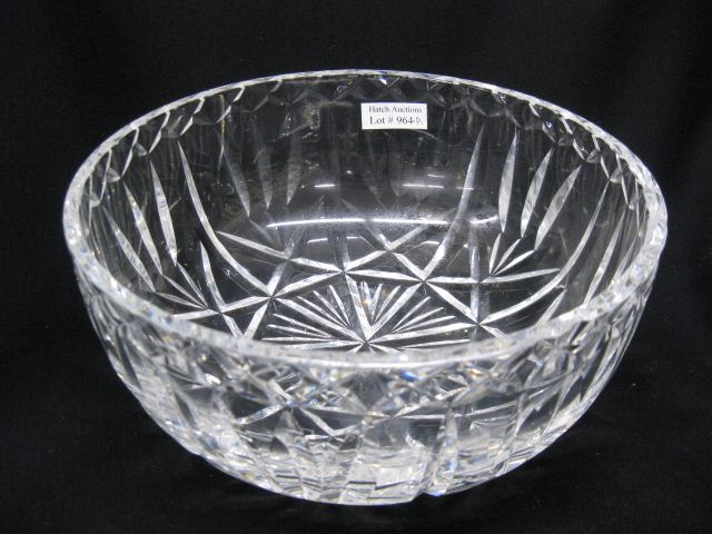 Waterford Cut Crystal Bowl 8''