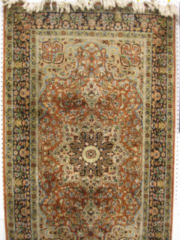 Persian Handmade Silk Rug elaborate
