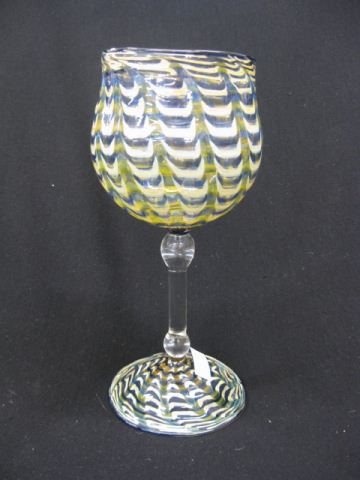 J Probstain Art Glass Chalice 14d7de