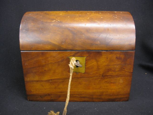 Rosewood Tea Caddy Box dome top