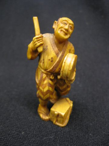 Chinese Carved Ivory of Man with 14d7f4