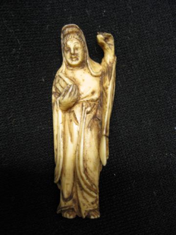 Chinese Carved Ivory Figure of a Lady
