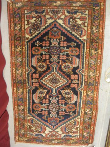 Hamadan Persian Handmade Rug geometric 14d816