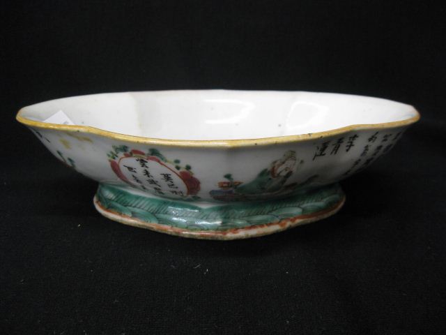 Chinese Porcelain Dish handpainted 14d86d