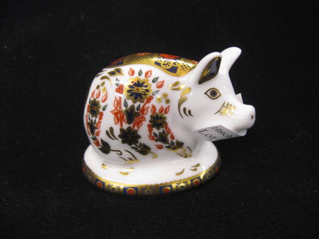 Royal Crown Derby ''Imari'' Pigfigurine