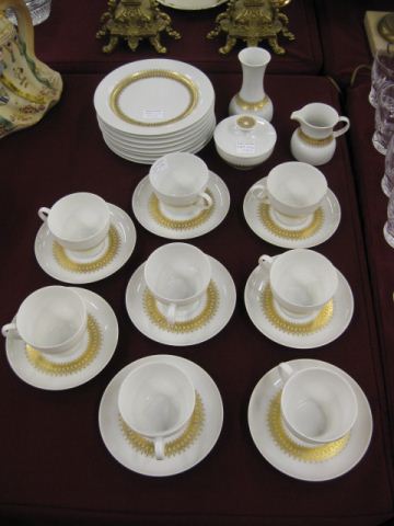 27 pcs. Thomas German Porcelain Dessertservice