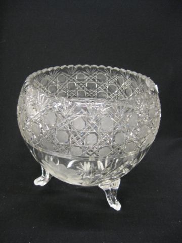 Cut Glass Footed Bowl Harvard &