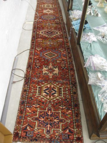 Heriz Persian Handmade Runner geometric