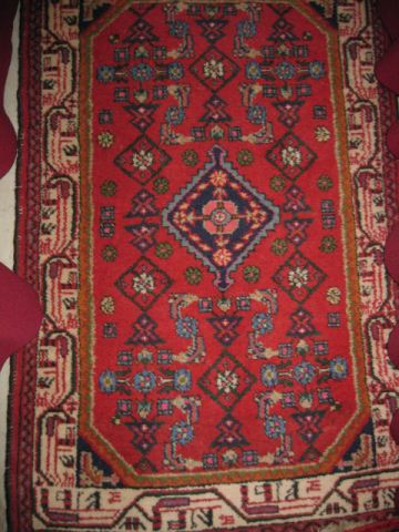 Hamadan Persian Handmade Mat stylized 14d8dc