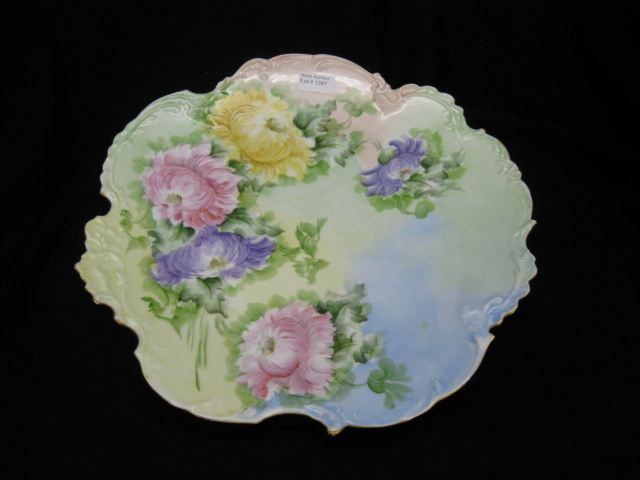 Limoges Handpainted Porcelain Charger 14d8d7