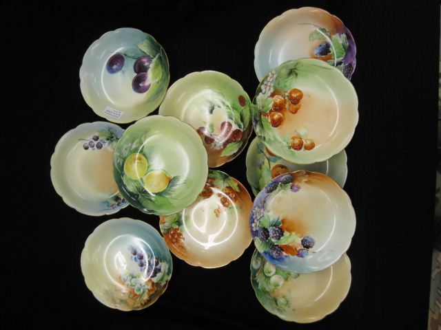 11 Limoges Handpainted Porcelain