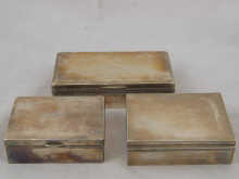 A silver jewel box 11 x 8.5 cm
