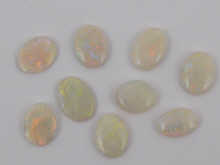 A quantity of loose polished opals