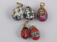 A cloisonne enamelled Russian miniature