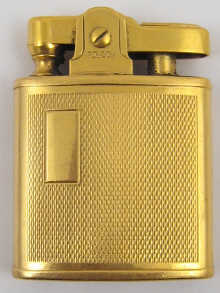 A 9 ct gold cased Ronson petrol 14d988