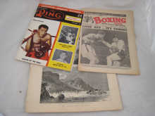 A copy of Boxing News  dated 1953