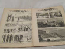 Three copies of The Graphic each