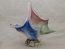 A large Murano glass bowl the multi