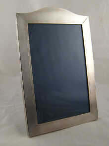 A Britannia standard silver photo frame