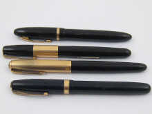 A mixed lot of four fountain pens 14d9f0